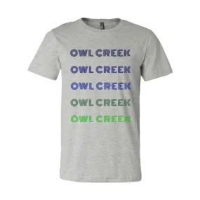 Owl Creek Retro Font Tee