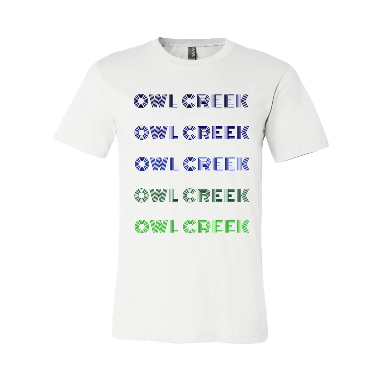 Owl Creek Retro Font Tee