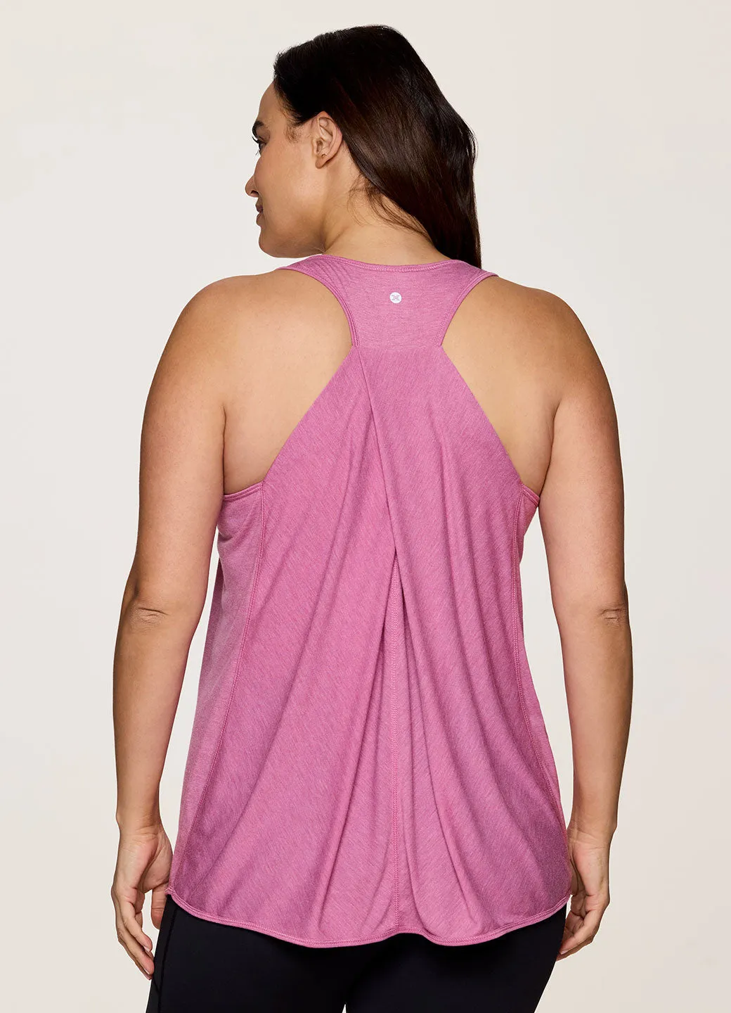 Plus Prime Relaxed Twist Back Tank Top