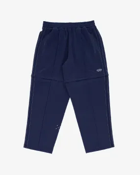 Pop Trading Company Pub Zip Off Pants Navy