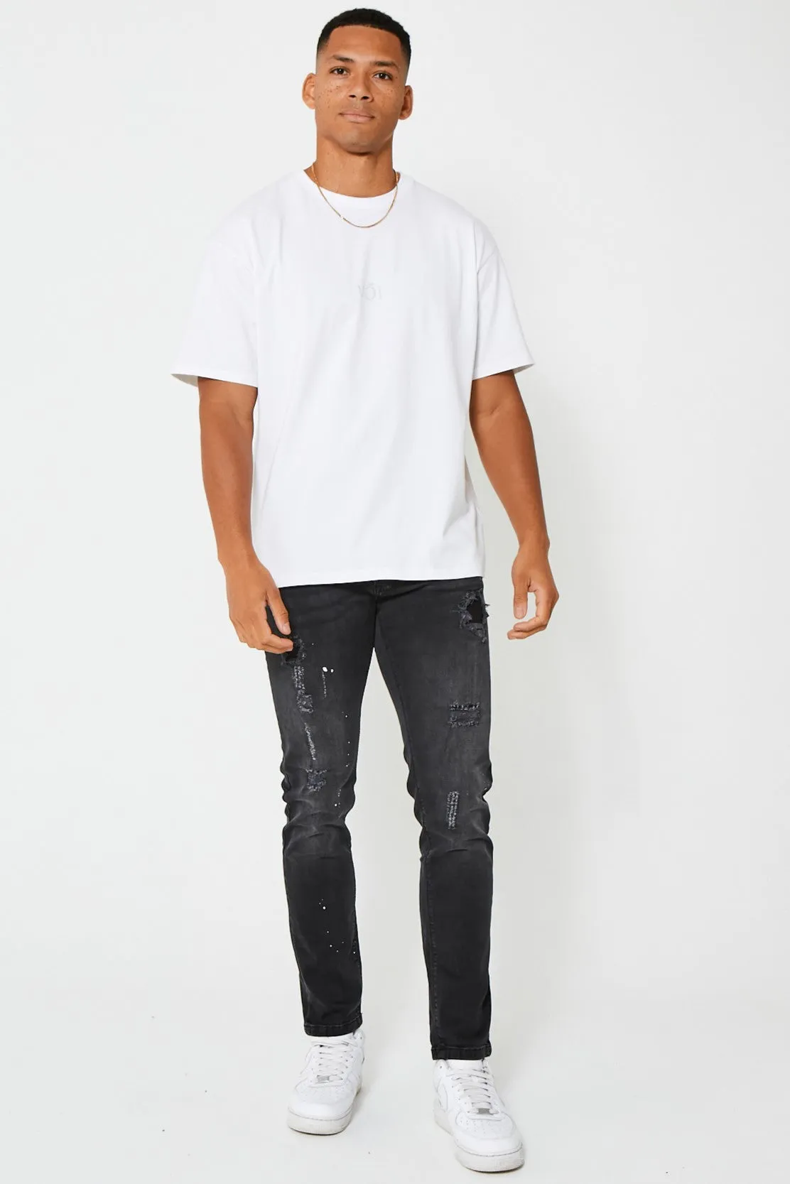 Prescot Tapered Jean - Black