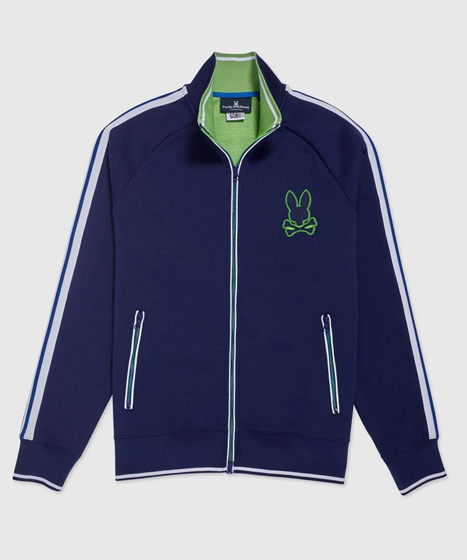 Psycho Bunny Mapperley Zip Up Sweatshirt - Admiral Blue