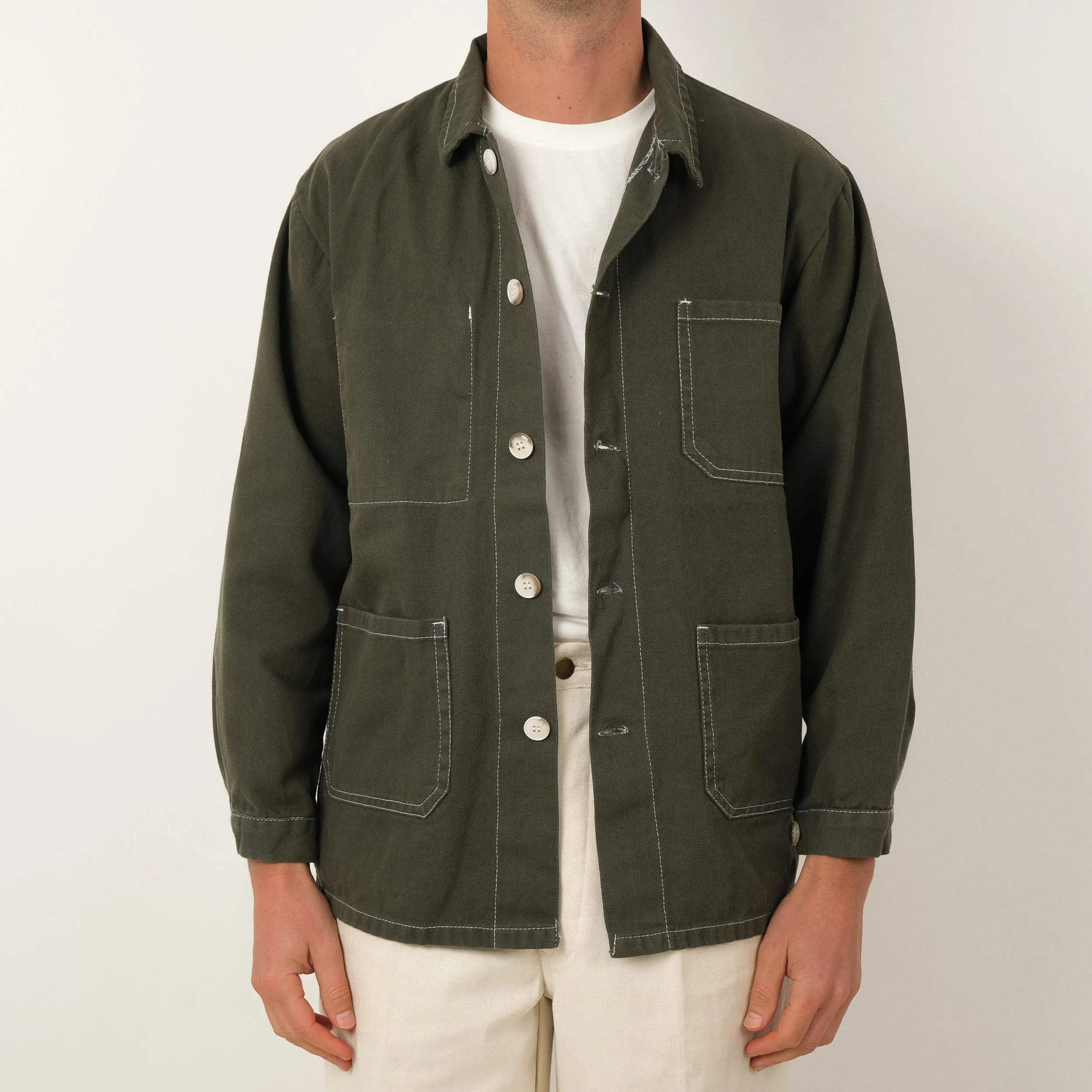 RAILWORK JACKET - OLIVE GREEN