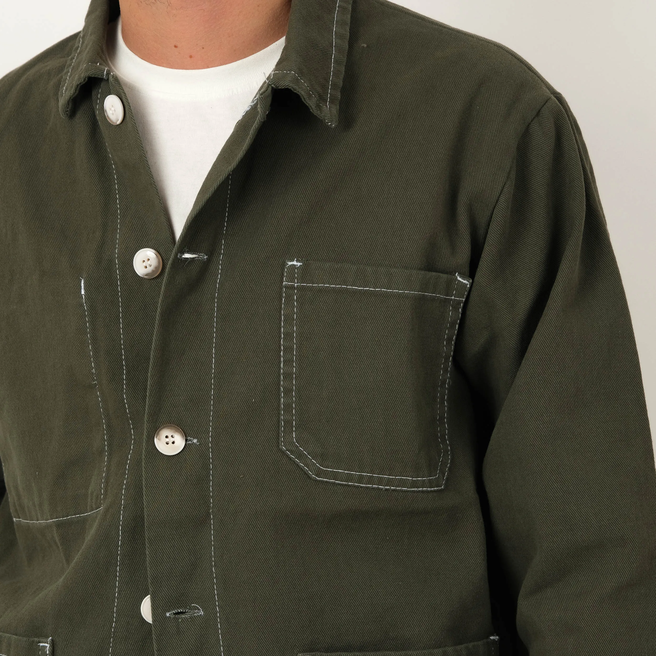 RAILWORK JACKET - OLIVE GREEN