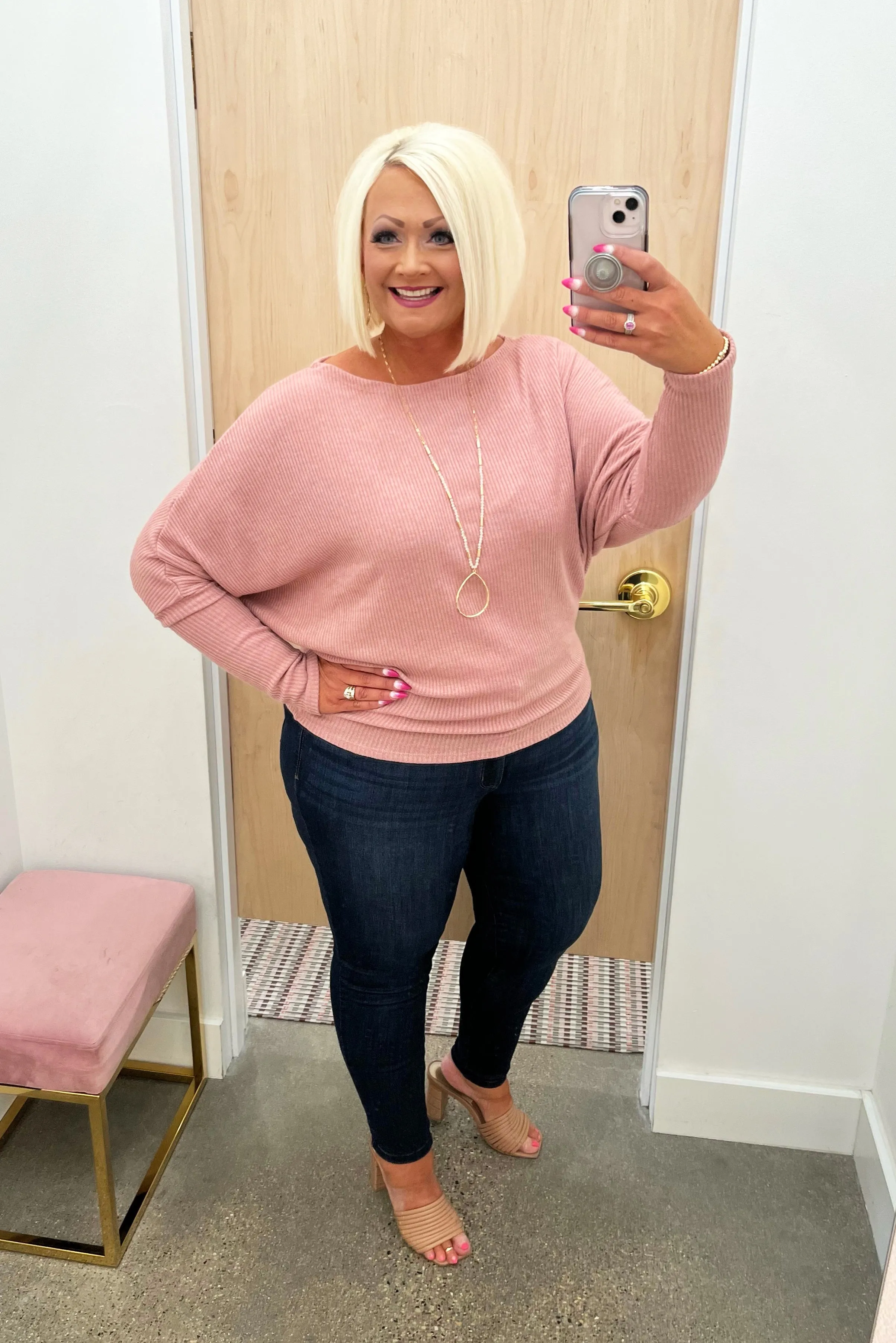 Ribbed Lightweight Dolman Tops - 2 Colors!