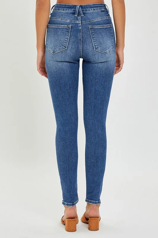 Risen High Rise Skinny Jeans