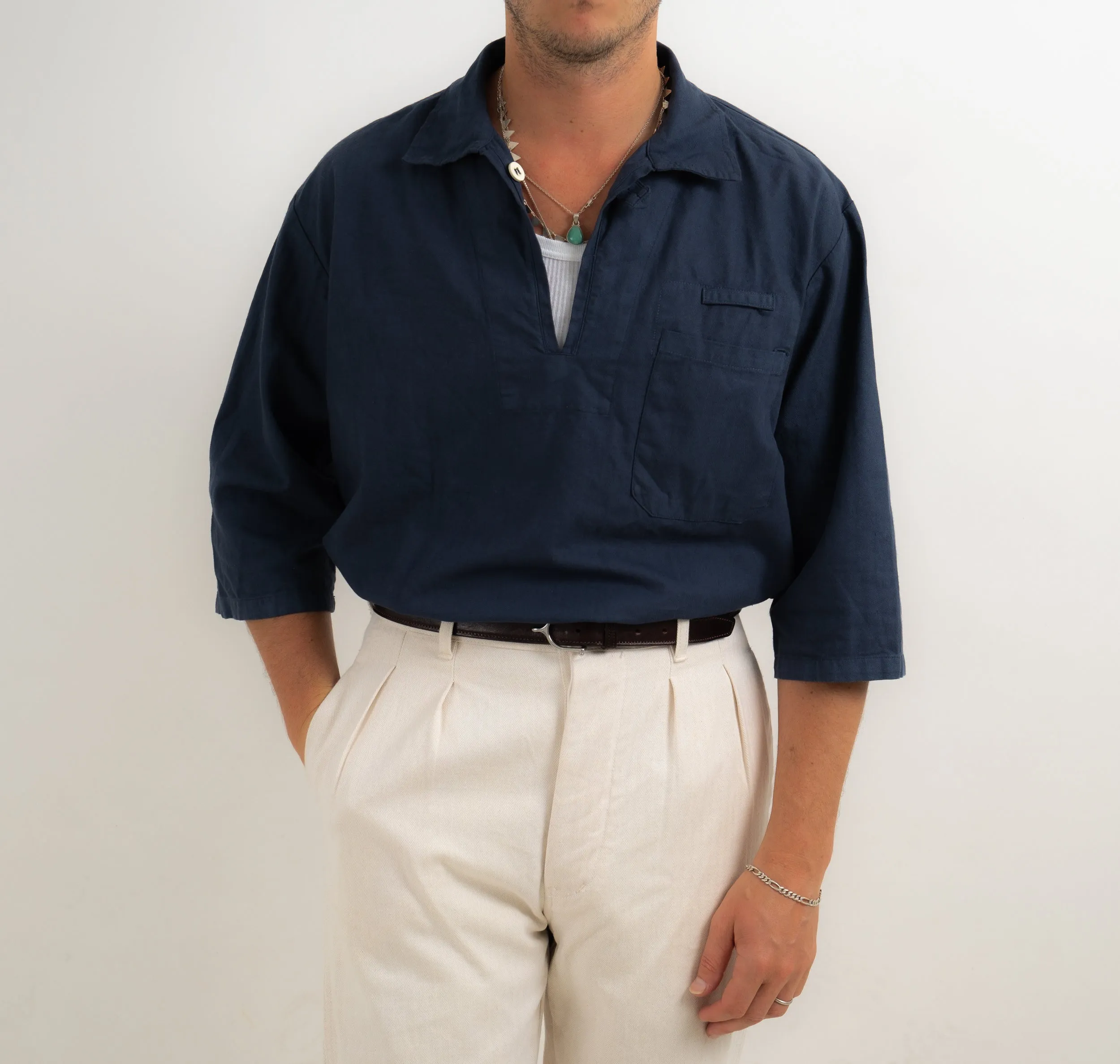 SAILOR WORK SHIRT - NAVY