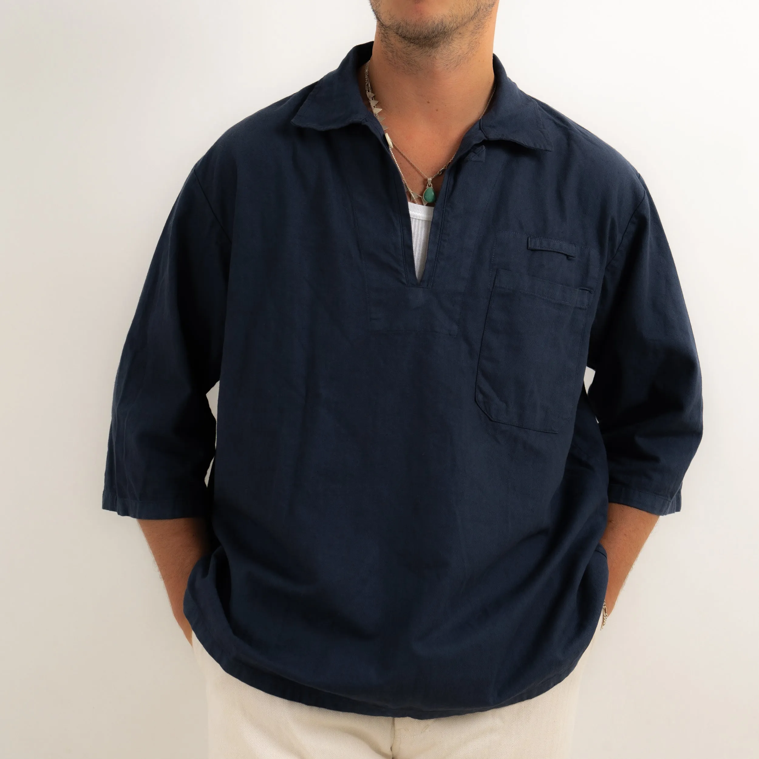 SAILOR WORK SHIRT - NAVY