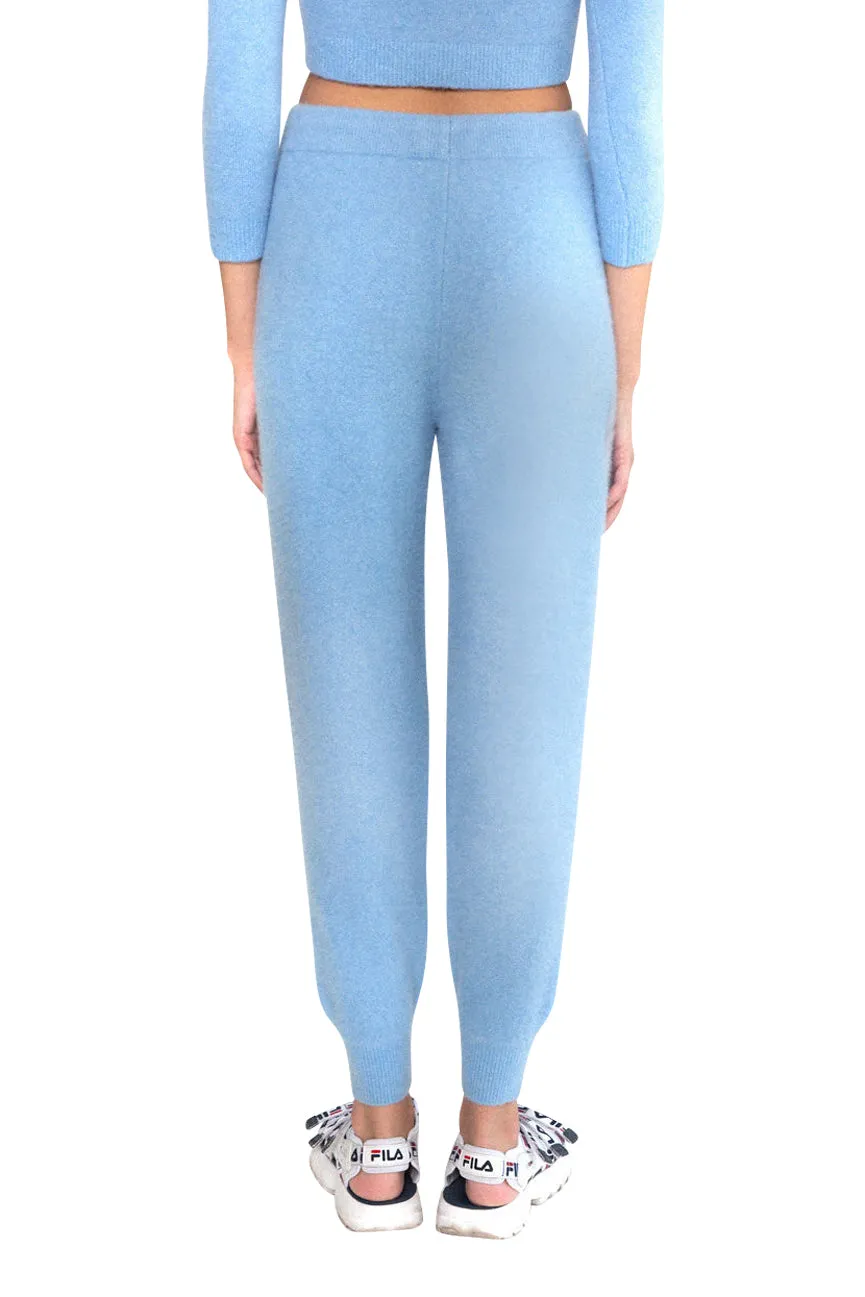 Sky Blue Cuddle Cashmere Joggers