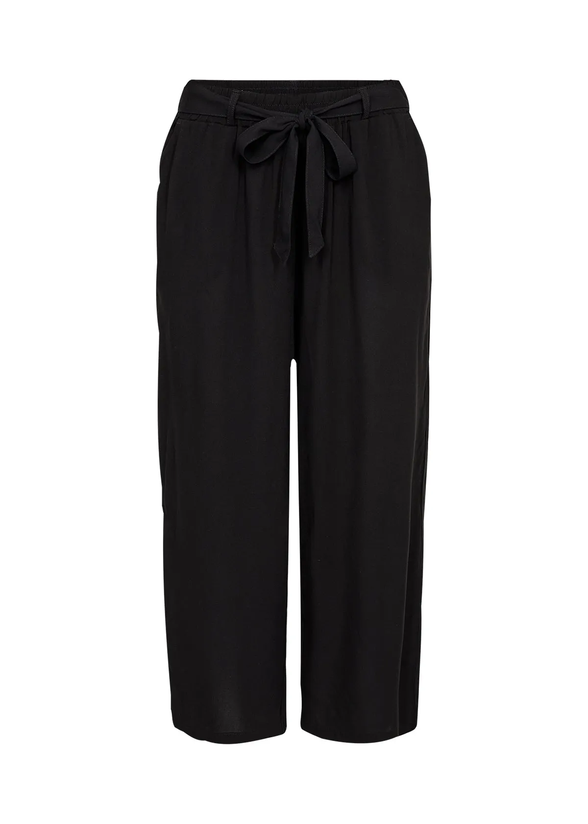 Soya Concept Cropped Trousers Black