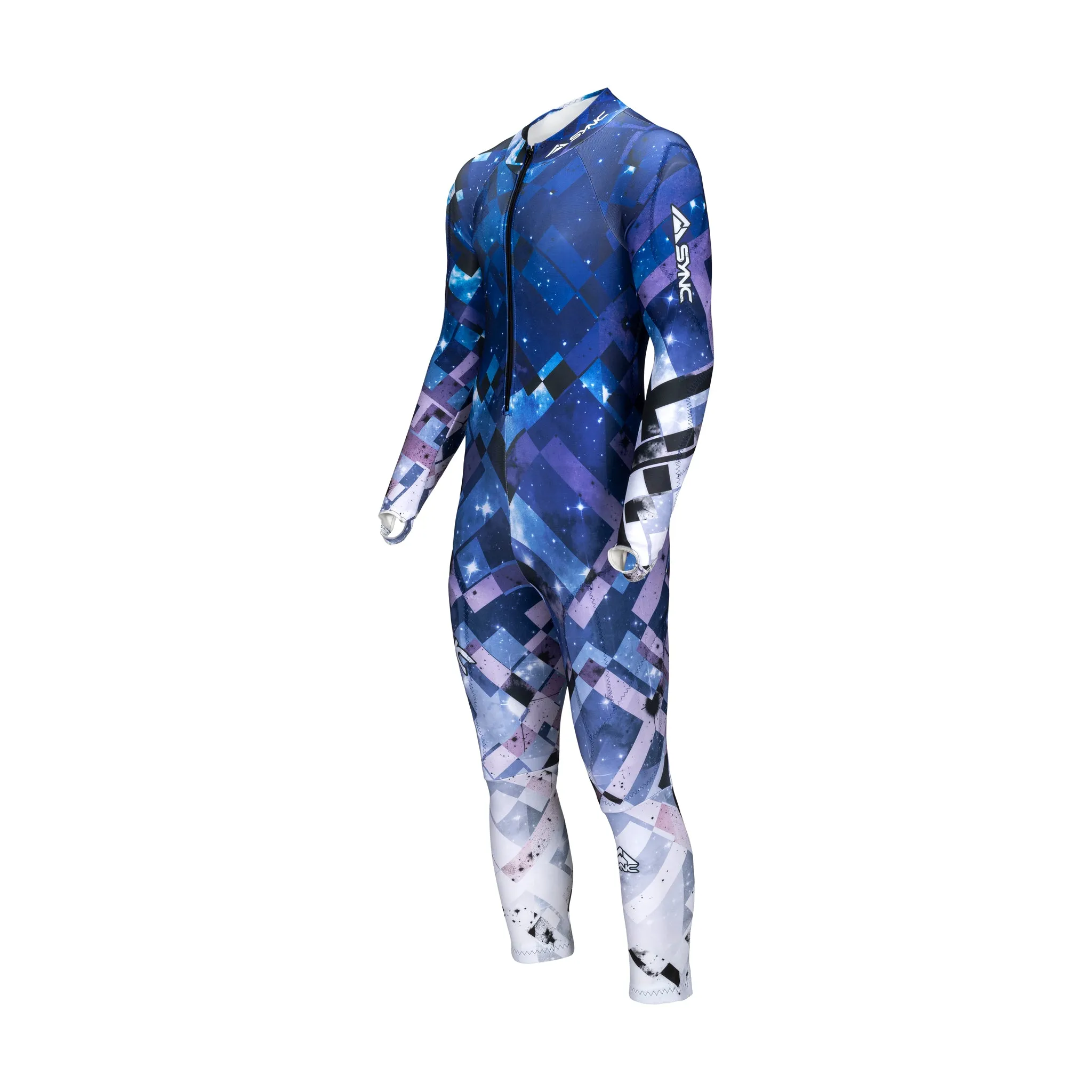 Stellar Adult Race Suit - Blue/Purple