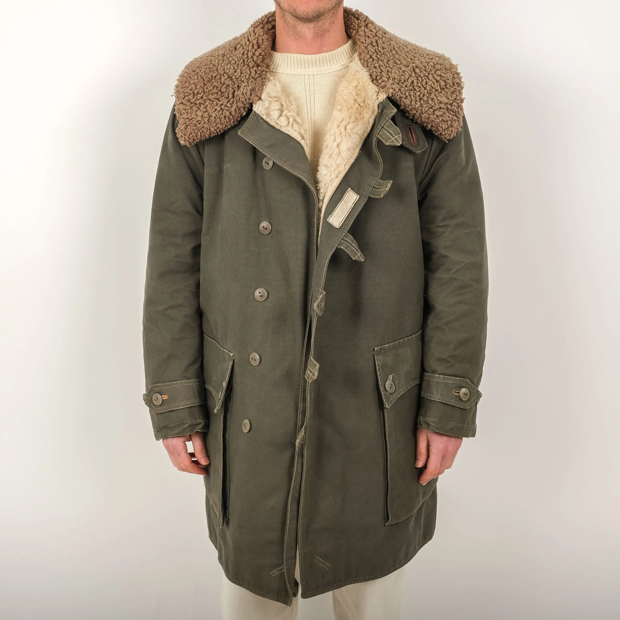 SWEDISH MILITARY FUR COAT