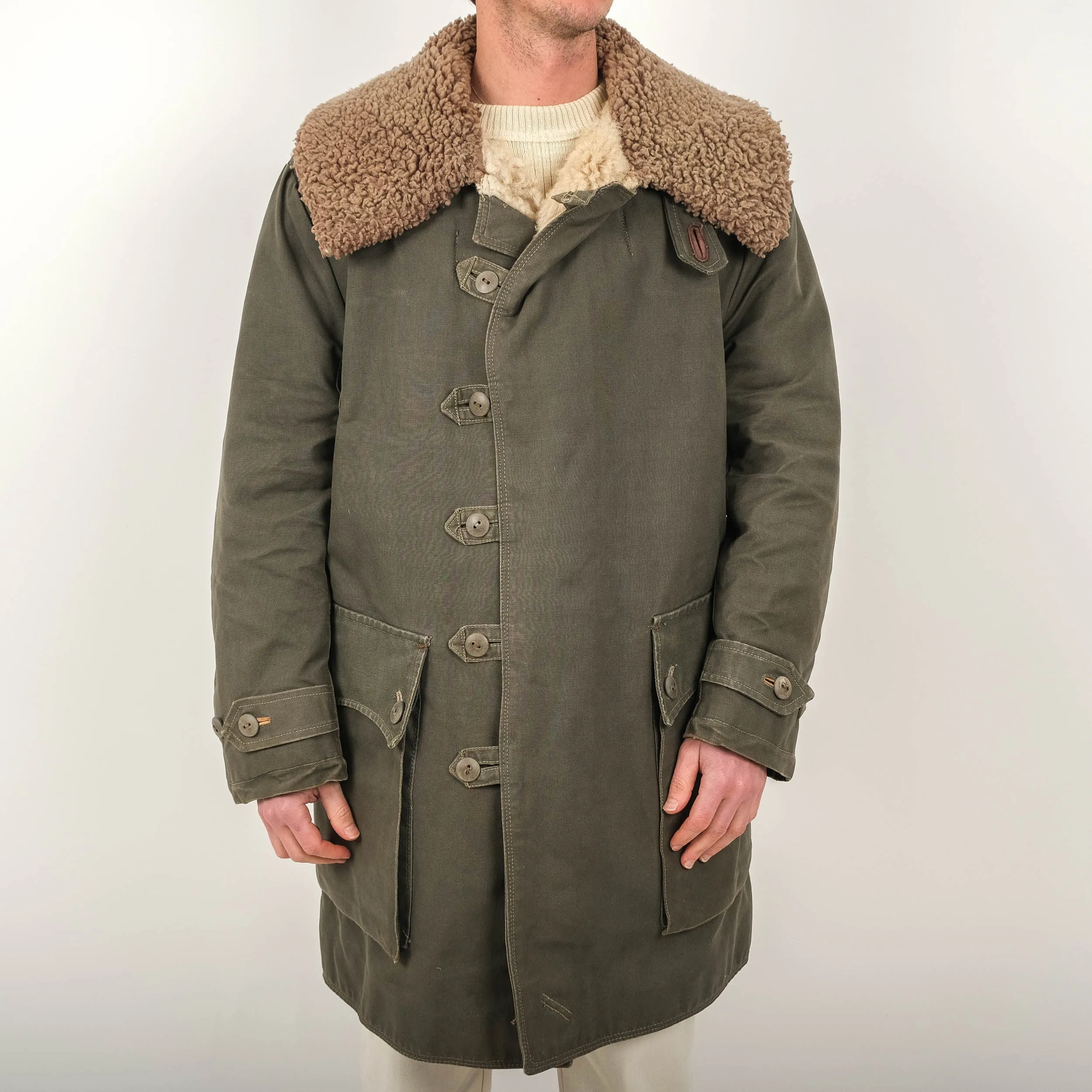 SWEDISH MILITARY FUR COAT