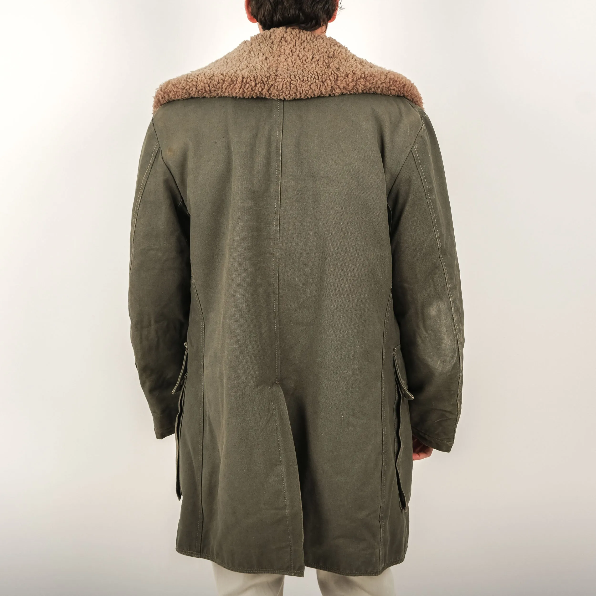 SWEDISH MILITARY FUR COAT