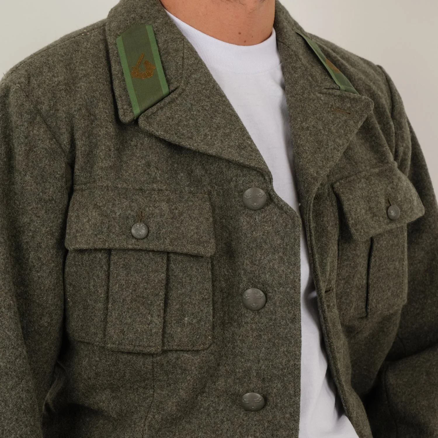 SWEDISH WOOL ARMY JACKET