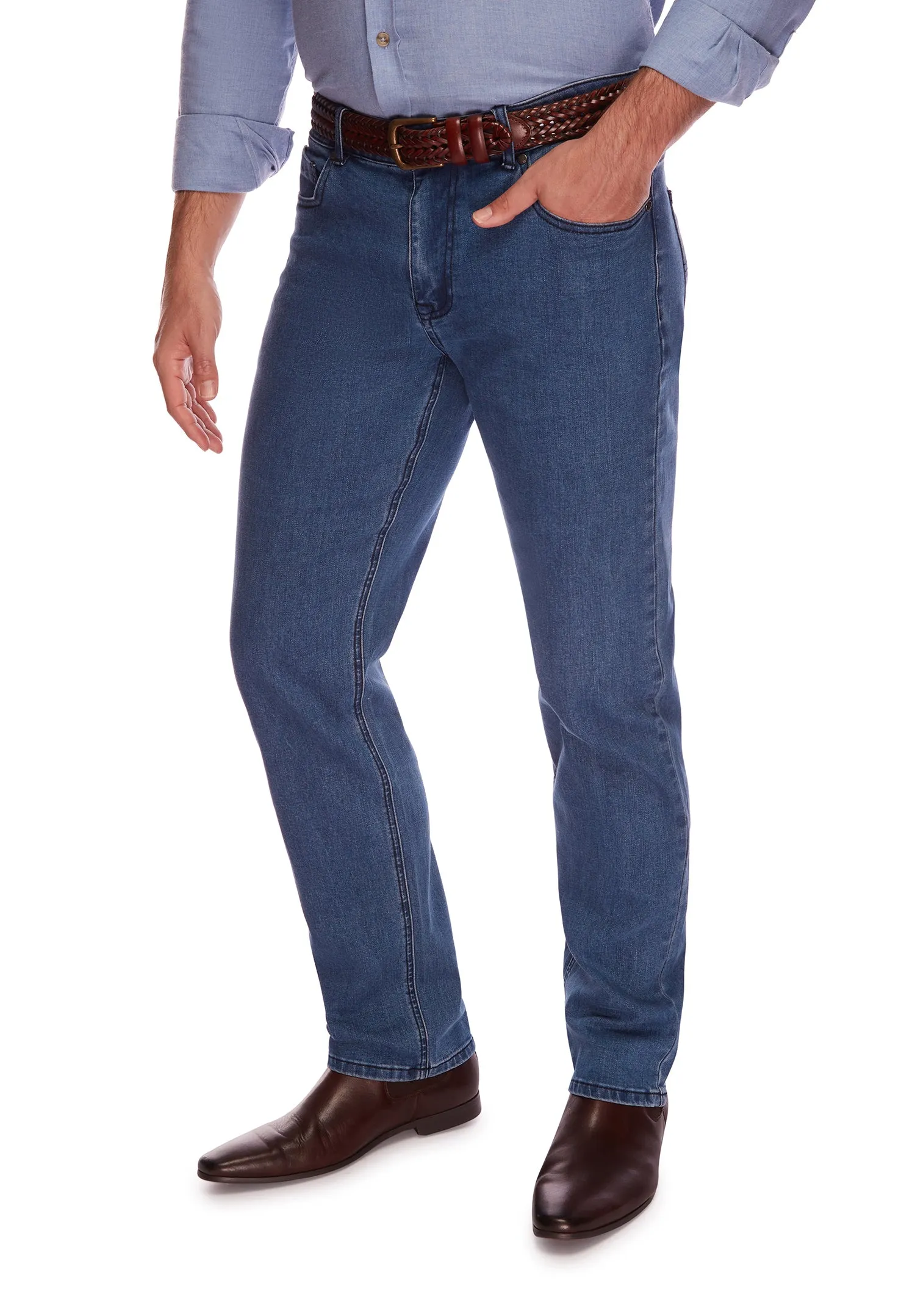 Union Mercer Stretch "Heavy Blue" Denim Jean