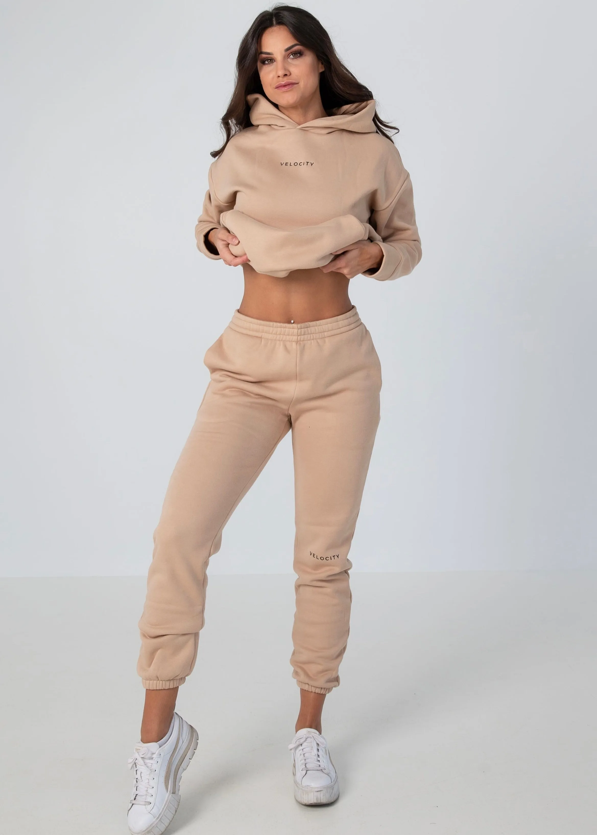 UNISEX TRACK PANTS - BEIGE