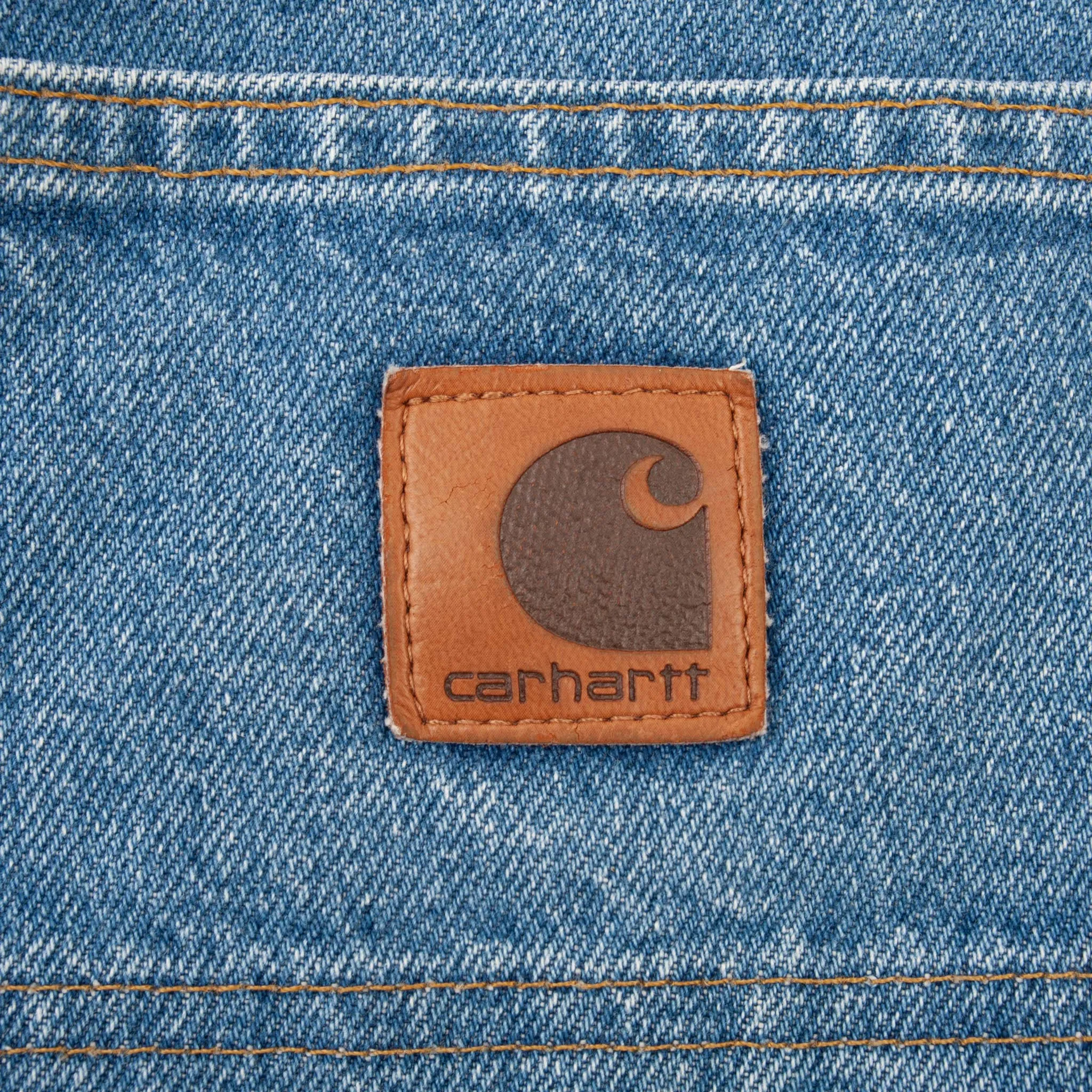 VINTAGE CARHARTT DOUBLE KNEE CARPENTER BLUE JEANS B73DST SIZE 38X32