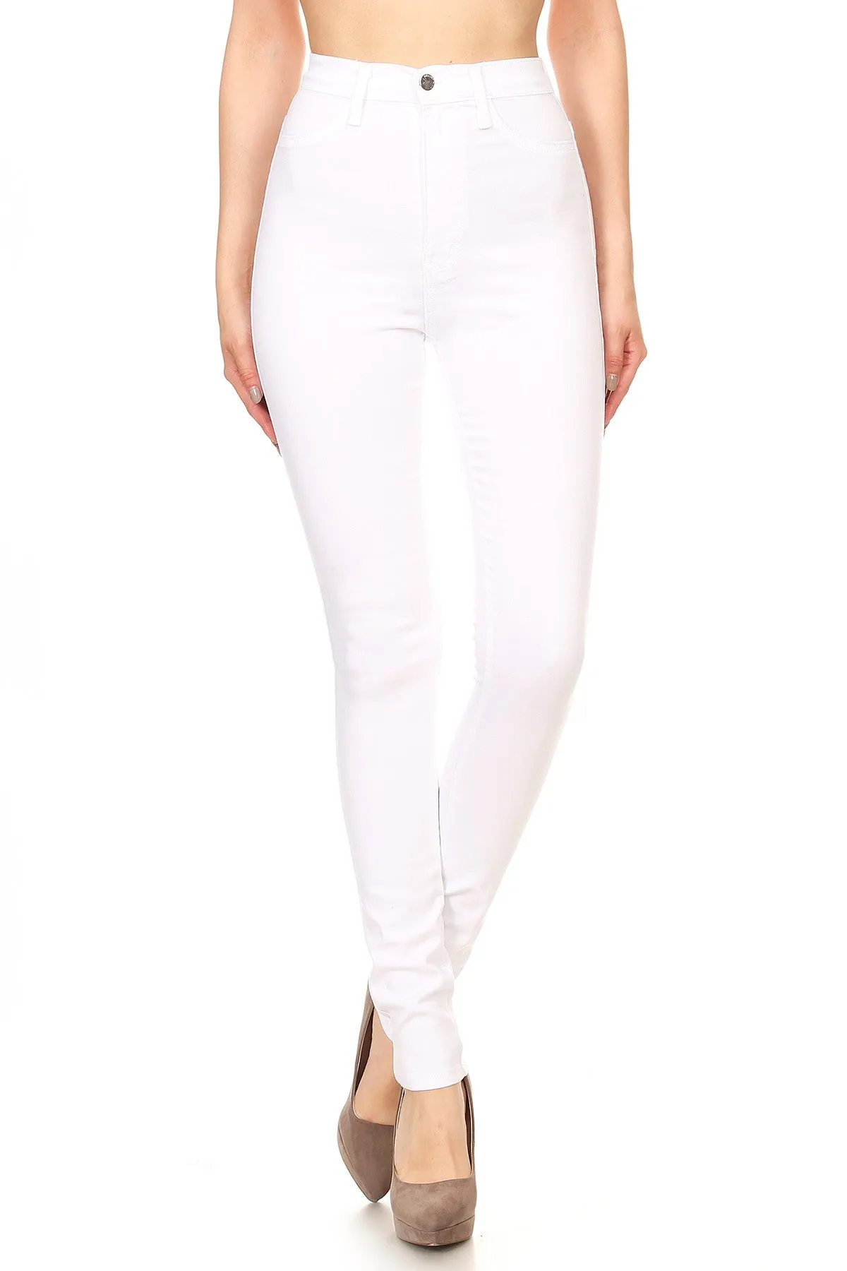 White Skinny Denim