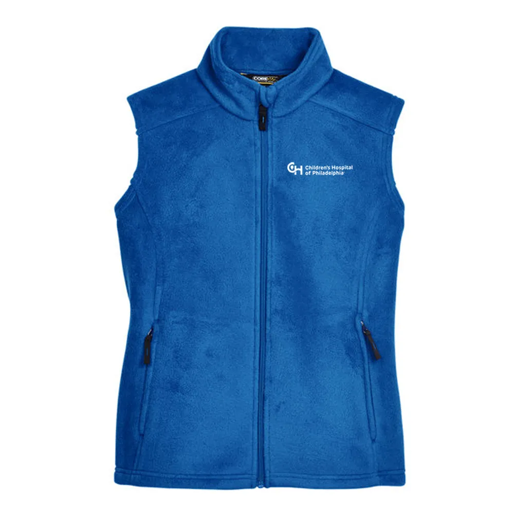 Women's Fleece Vest With CHOP Logo