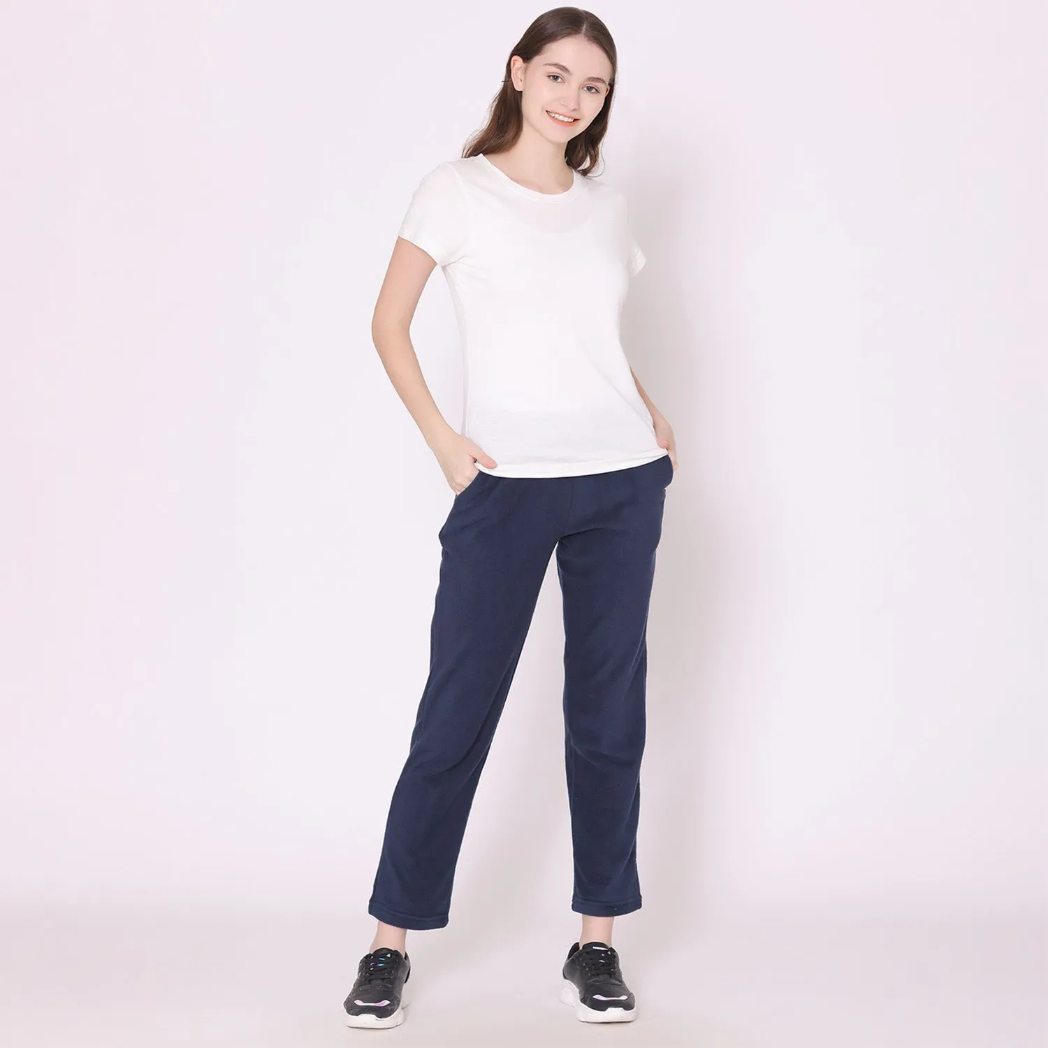 Women's Polar Track Pants - Navy