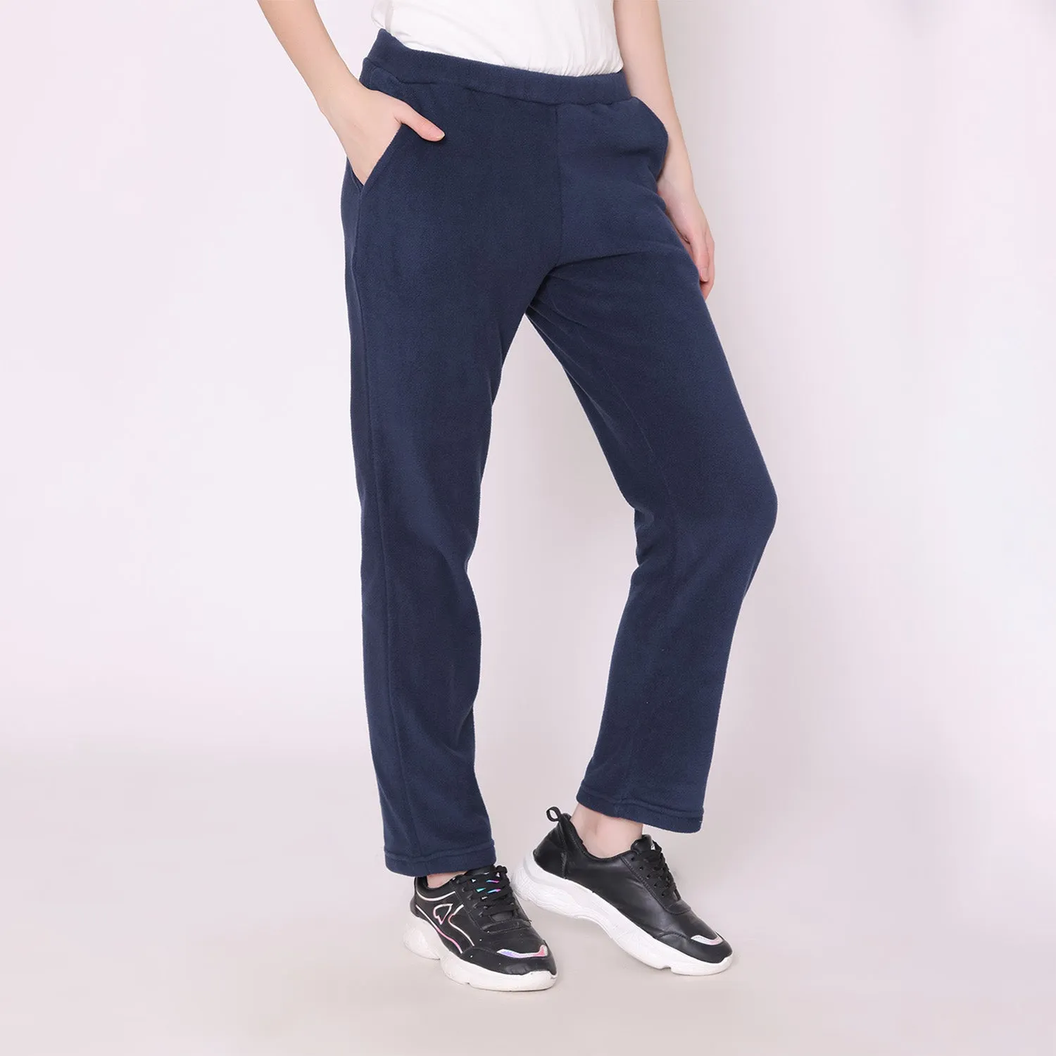 Women's Polar Track Pants - Navy